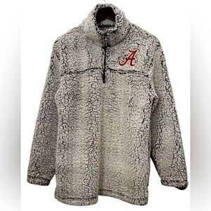 Men’s Boxercraft Alabama Crimson Tide Sherpa 1/4 Zip SZ L
